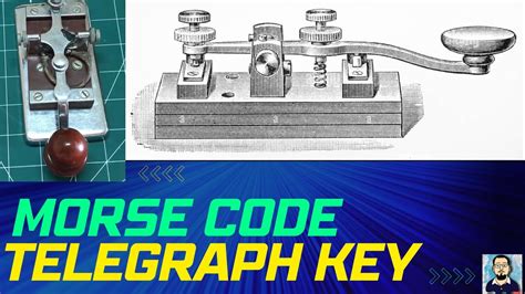 How Morse Code Telegraph Key Works and how to use it | Review | Vintage Communication Input ...