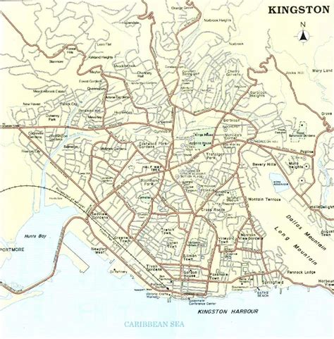 Map Of Kingston Jamaica - Map Of The World