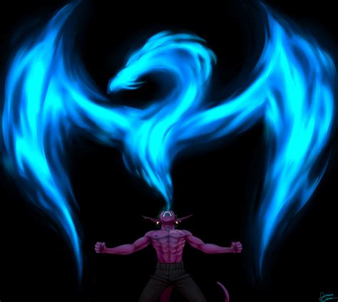 Blue Dragon Fire Breath by Jazzie560 on DeviantArt