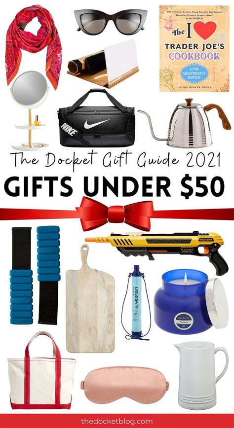 2021 Gift Guides: Gifts Under $50 - The Docket | Affordable christmas gifts, Gifts, Top gifts ...