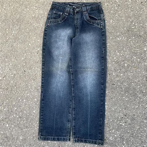 early 2000s baggy skater jeans ! Size- tagged 16... - Depop