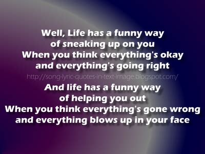 Ironic~Alanis Morissette... It's like 10 000 spoons when all you need is a knife... | Me too ...