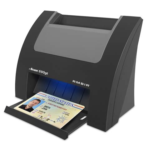 nScan 690gt Duplex ID Card Scanner with AmbirScan Business Card - Ambir Technology