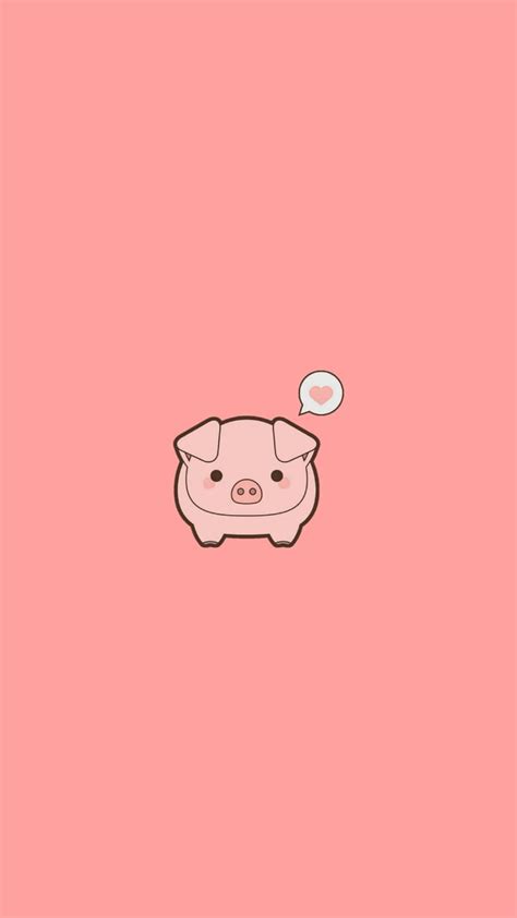 Cute love , Pig .ph, Cute Cartoon Pig HD phone wallpaper | Pxfuel