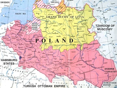 pol17cen.jpg 968×733 pixels | Map, History, Historical maps