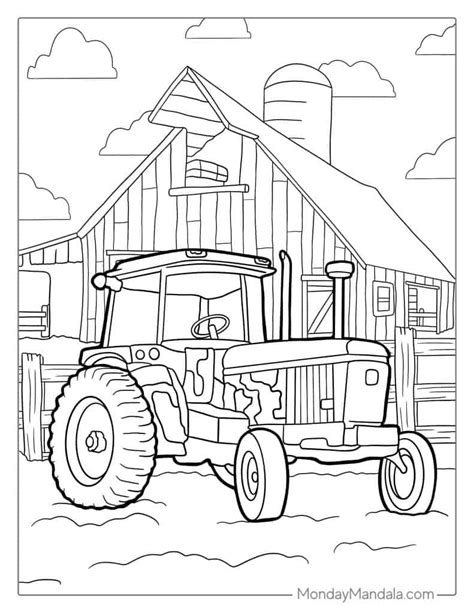 Farm Tractor Coloring Pages To Print