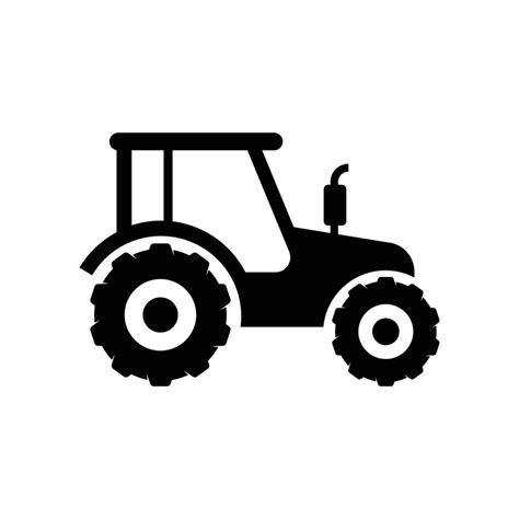 vector de diseño de icono de logotipo de tractor 7634404 Vector en Vecteezy