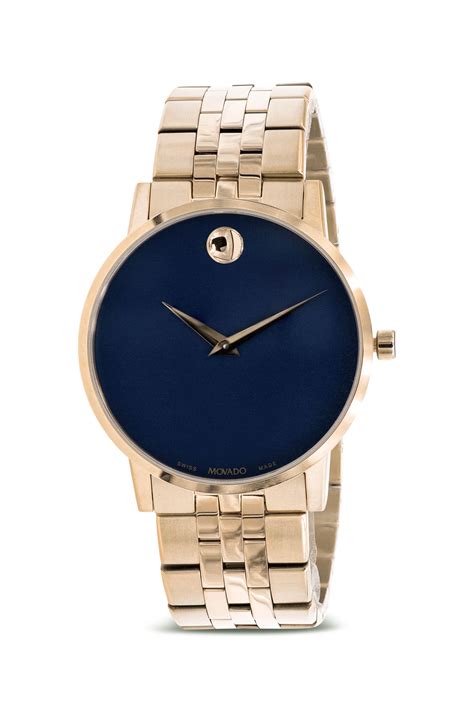 Movado Musuem Classic Gold-Tone Mens Watch 0607353 - Walmart.com