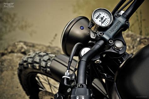 Triumph Bonneville Scrambler Custom French