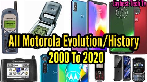 All Motorola Mobile Phone Evolution/History 2000 To 2020 - YouTube