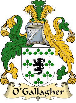 O'Gallagher Family Crest and History