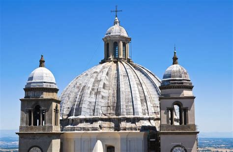 Cathedral Of St. Margherita. Montefiascone. Lazio. Italy. Stock Image - Image of ancient ...