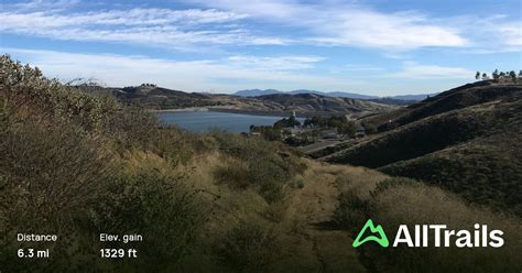 Castaic Lake Trail Loop via West Launch Ramp | Map, Guide - California ...