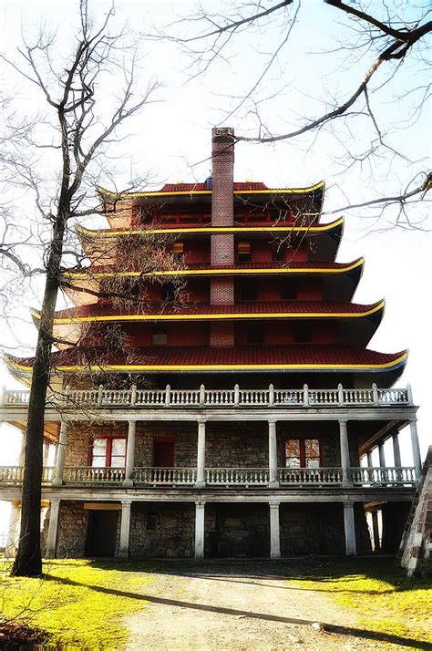 Pagoda Reading Pa. Photograph by Bill Cannon