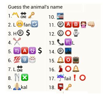 Guess The Emoji Animals And Book