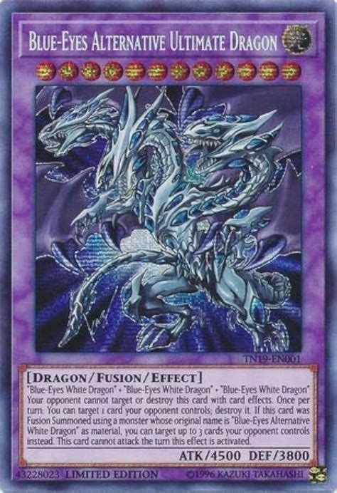 Buy Blue-Eyes Alternative Ultimate Dragon - TN19-EN001 - Prismatic Secret Rare - Limited Edition ...