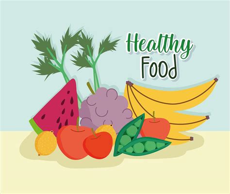 healthy food poster 2759352 Vector Art at Vecteezy