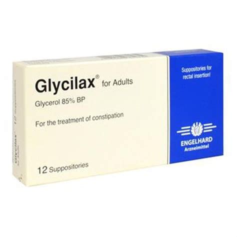 Glycilax Adult Suppositor.12's