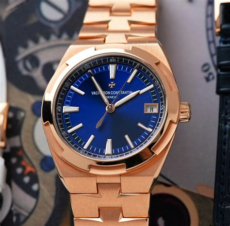 Vacheron Constantin Overseas Blue Dial Rose Gold 41mm Overseas Mint ...