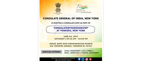 Welcome to Consulate General of India, New York (USA)