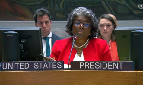 Remarks by Ambassador Linda Thomas-Greenfield at a UN Security Council ...