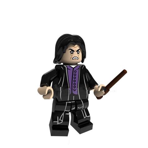 Severus Snape Angry Face Lego Harry Potter Minifigure Block Toys