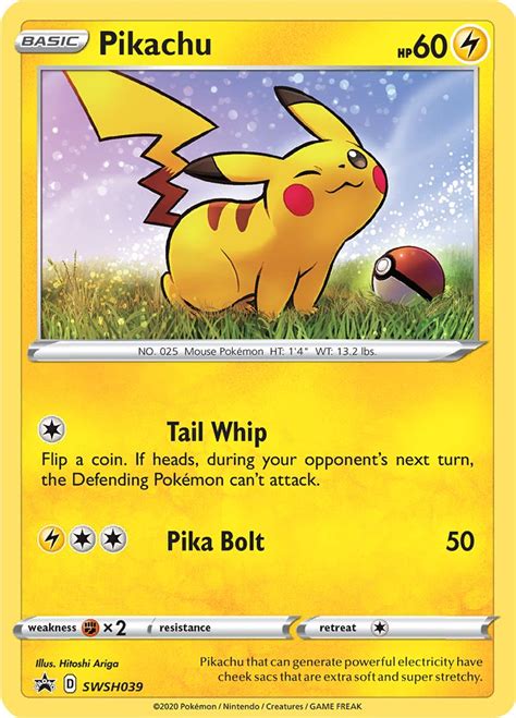 Serebii.net Pokémon Card Database - SWSH Promos - #39 Pikachu