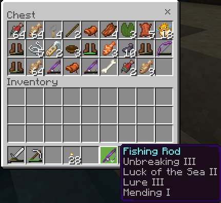 My loot while fishing for 20 minutes straight : r/Minecraft