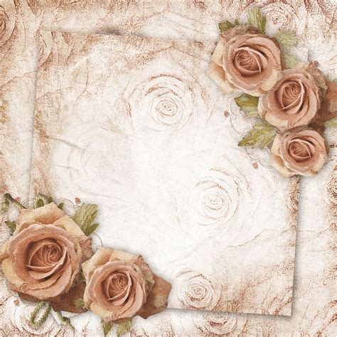 #floral #vintage #wedding, background for your Virtual Wedding Album by ...