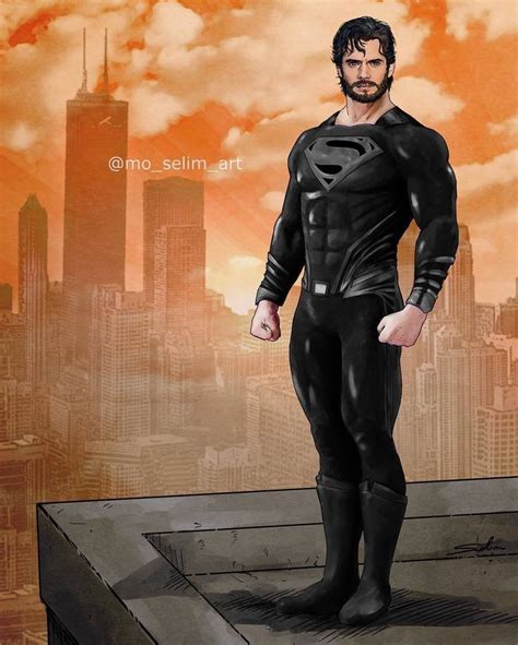 Black suit Superman fan Concept art : DC_Cinematic