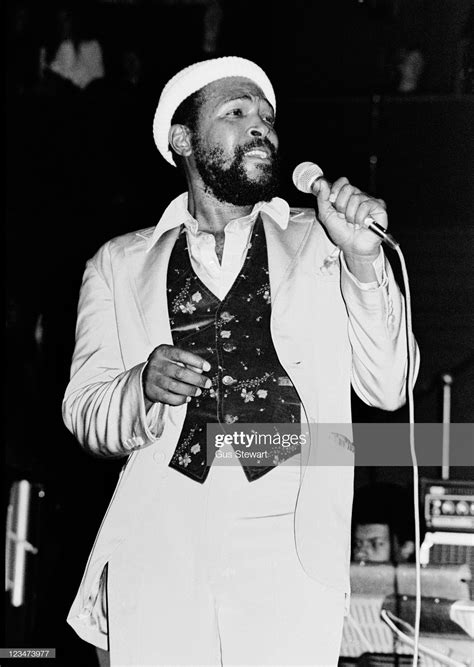 Marvin Gaye performs on stage at the Royal Albert Hall, London, 29 ...