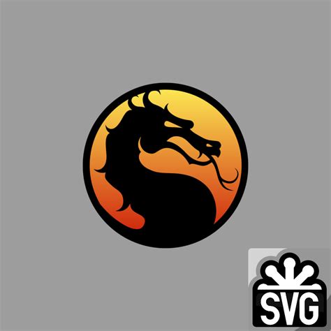 Mortal Kombat Dragon Logo SVG by DarkVoidPictures on DeviantArt