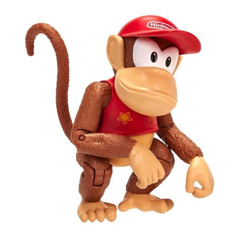 World of Nintendo 4" Action Figure Diddy Kong with Banana Accessory - Walmart.com - Walmart.com