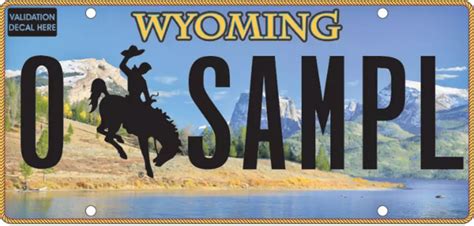 Meet The New 2017 Wyoming License Plate