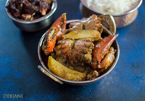 Kakrar Jhal Bengali Crab Curry Recipe Debjanir Rannaghar