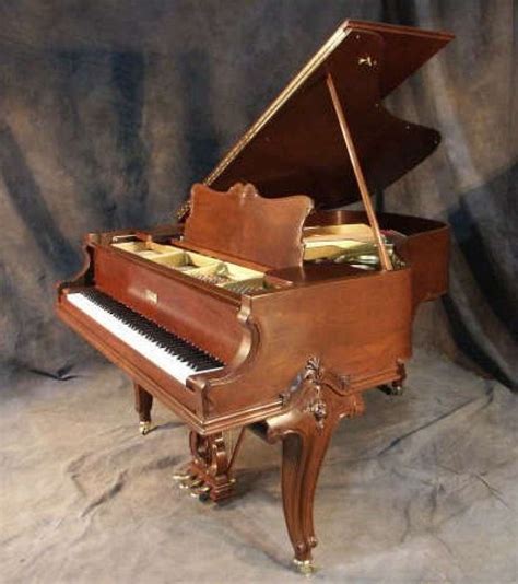 Knabe Louis XV Walnut Baby Grand Piano - Antique Piano Shop