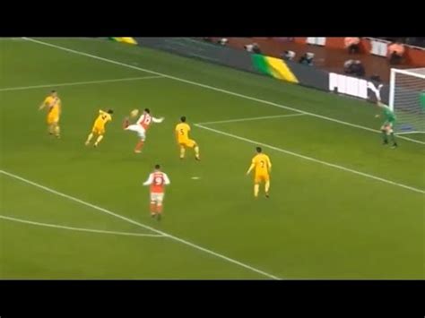 Olivier Giroud Scorpion Kick Goal - Arsenal VS Crystal Palace - YouTube