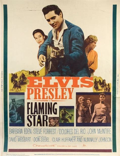 Lot Detail - Elvis Presley Original "Flaming Star" Movie Poster