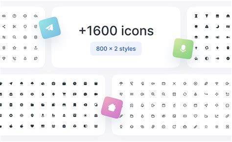 Icon pack | 1600+ icons | 160 free icons | Figma