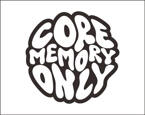 Logo Streetwear "CORE MEMORY ONLY" Design Clothing Brand (DESIGN FOR SALE)