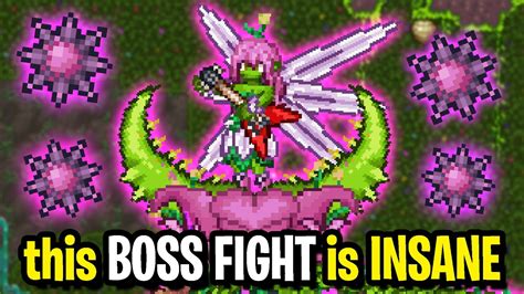 What the Terraria Plantera Boss SHOULD HAVE BEEN - YouTube