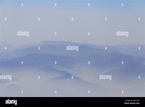 aerial view on Zagros Mountains in Iran Stock Photo - Alamy