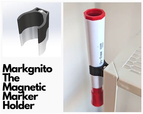 Markgnito: The Magnetic Marker Holder by Hydrotatic | Download free STL model | Printables.com