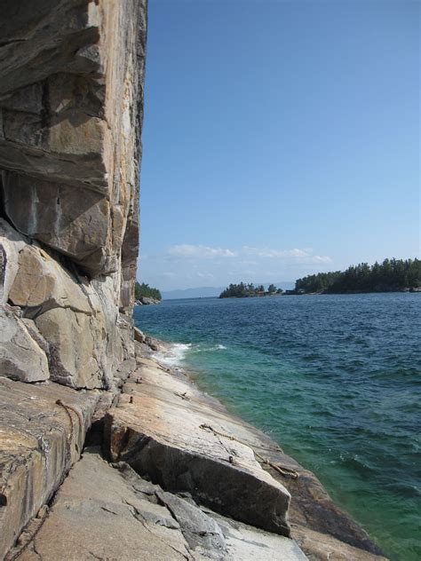 Agawa Rock in Lake Superior Provincial Park south of Wawa, Ontario ...