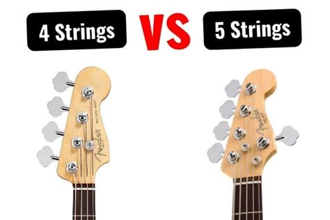 4 String Vs. 5 String Bass – Differences Explained – Tone Topics