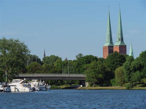 Luebeck,germany,2020-The city of Luebeck at the baltic sea in germany ...