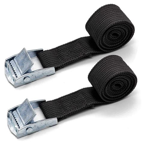 Pack of 2 Lashing Straps with Buckle Good for Roof-top Tie Down with ...