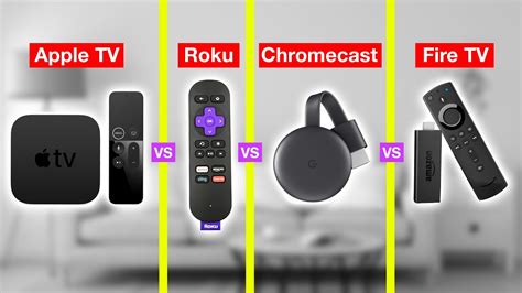 Apple Tv Vs Roku Vs Chromecast Vs Amazon Fire - Apple Poster