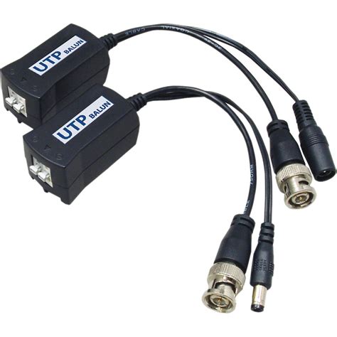 UTP Balun VPB110TK Passive Video Balun Kit with Power VPB110TK