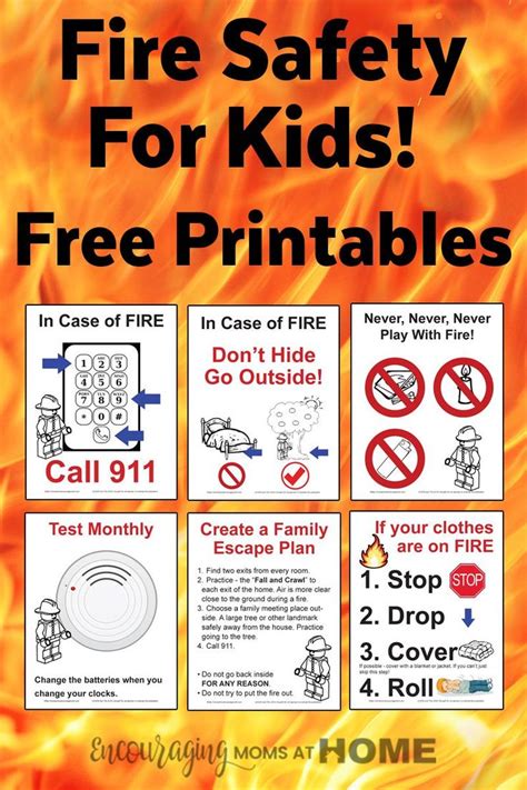 Fire Safety For Kids Plus Free Printable with Lego® Theme | Fire safety ...